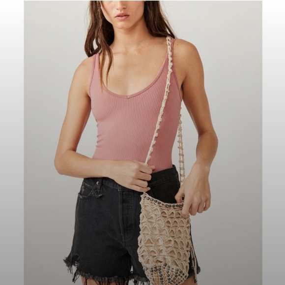 NWT FREE PEOPLE XYZ Bodysuit - Sleeveless - Picture 2 of 10